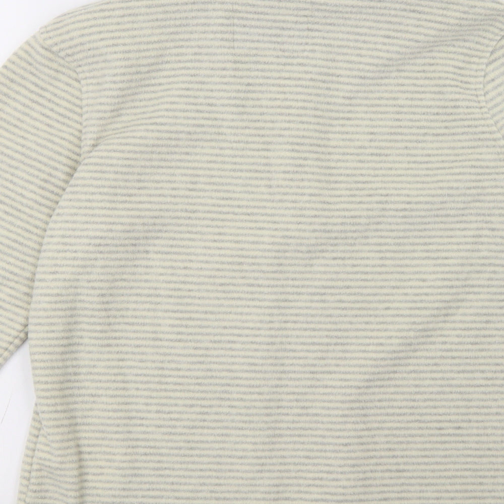 Regatta Womens Beige Striped  Pullover Sweatshirt Size 12