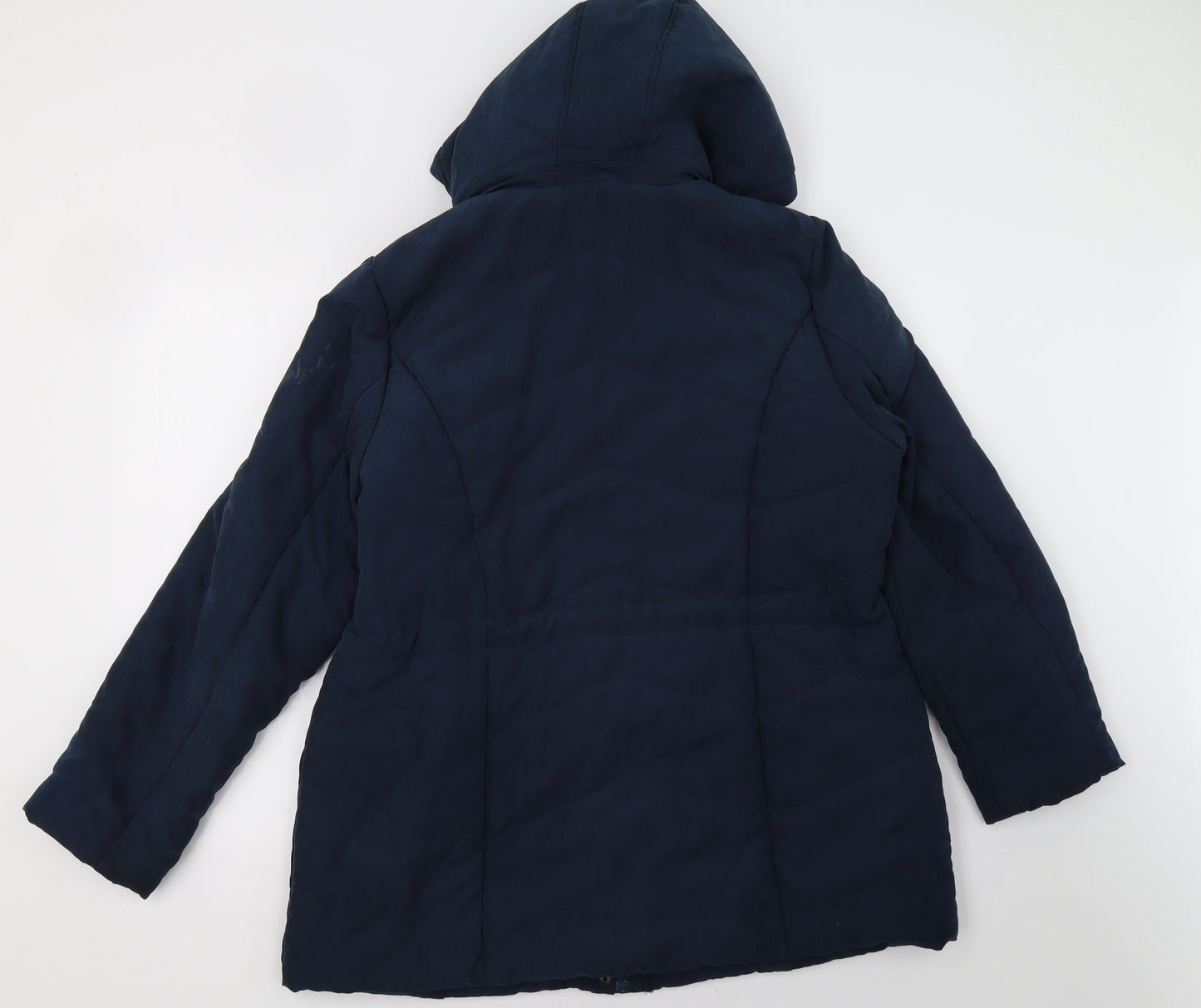 Roman Womens Blue   Overcoat Coat Size 18