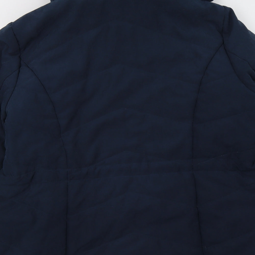 Roman Womens Blue   Overcoat Coat Size 18