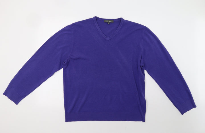 Marks and Spencer Womens Purple   Pullover Sweatshirt Size XL