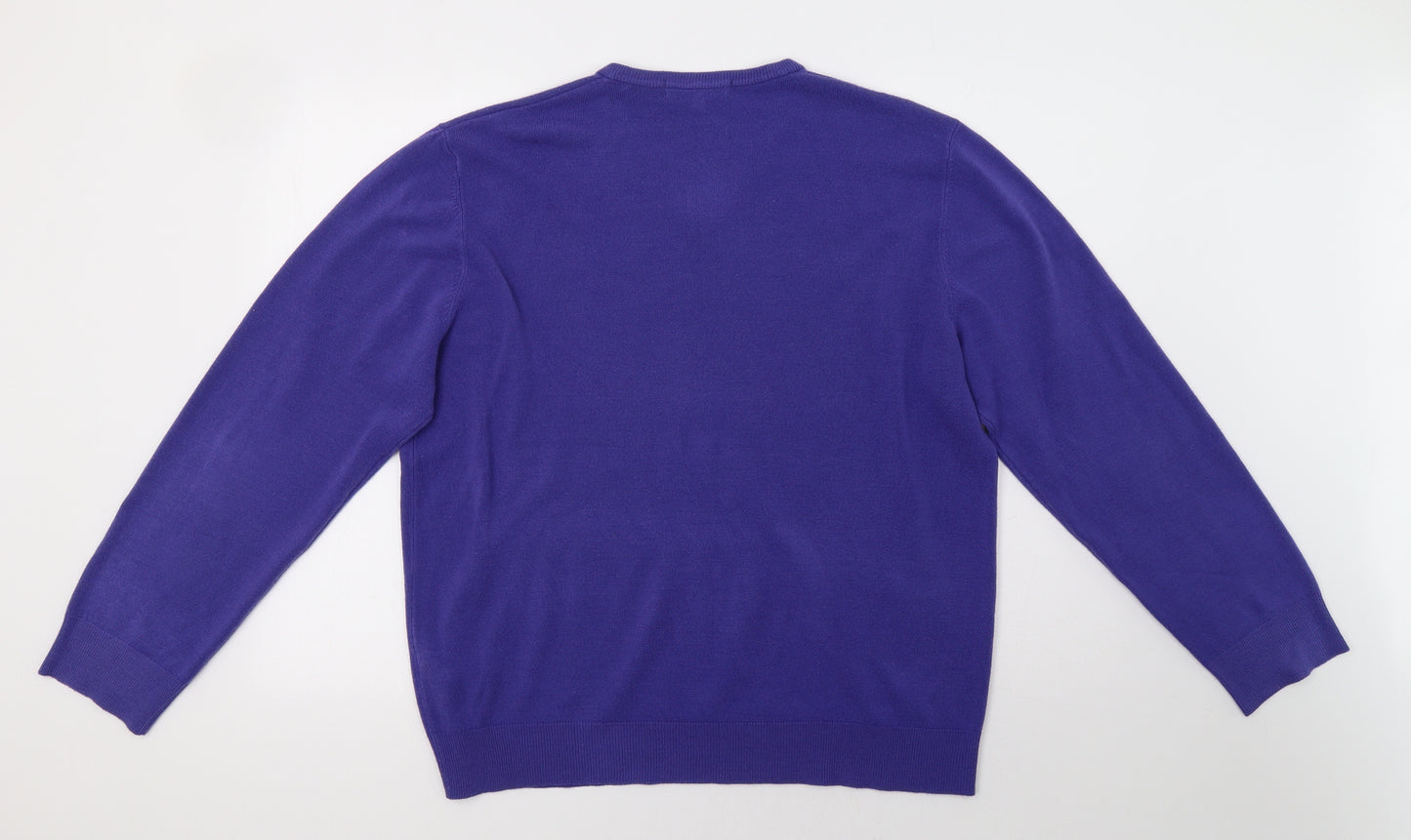 Marks and Spencer Womens Purple   Pullover Sweatshirt Size XL
