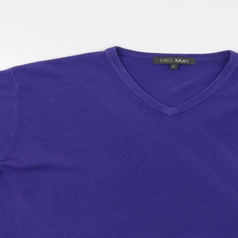 Marks and Spencer Womens Purple   Pullover Sweatshirt Size XL