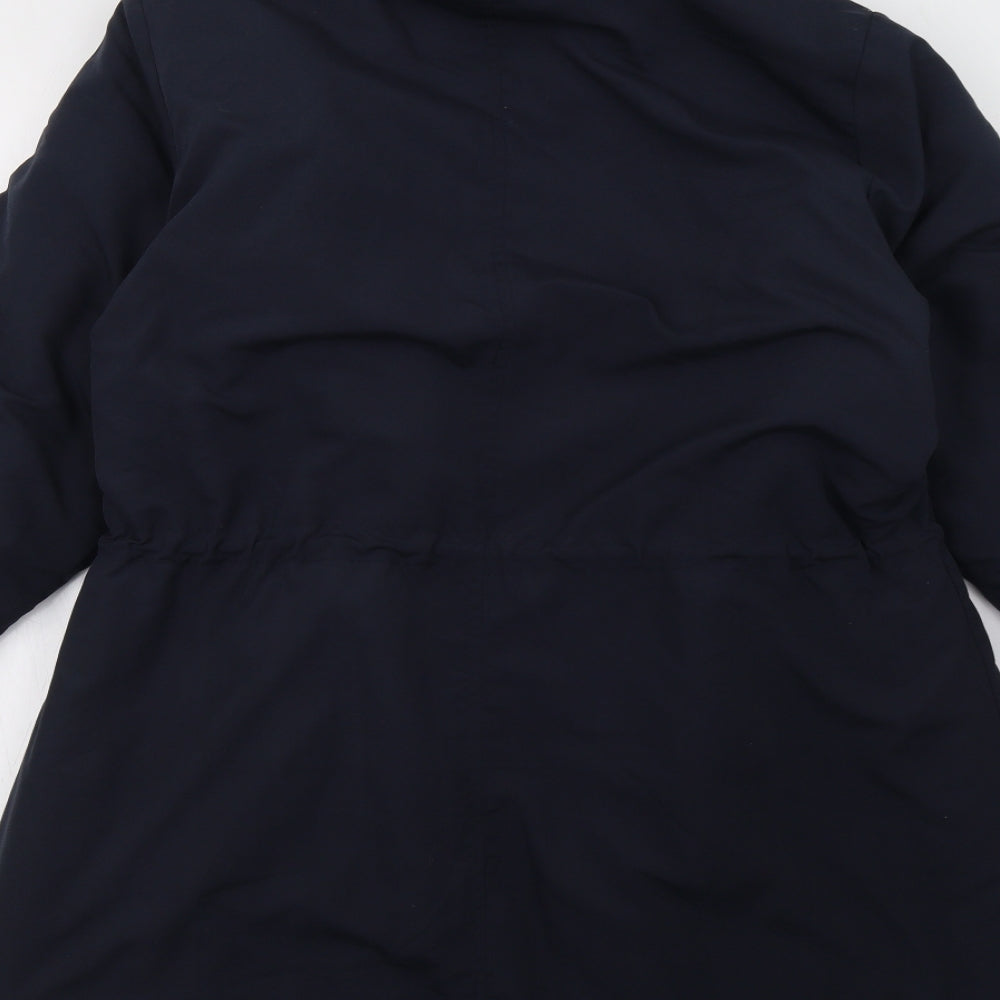 be you Womens Blue   Overcoat Coat Size 16