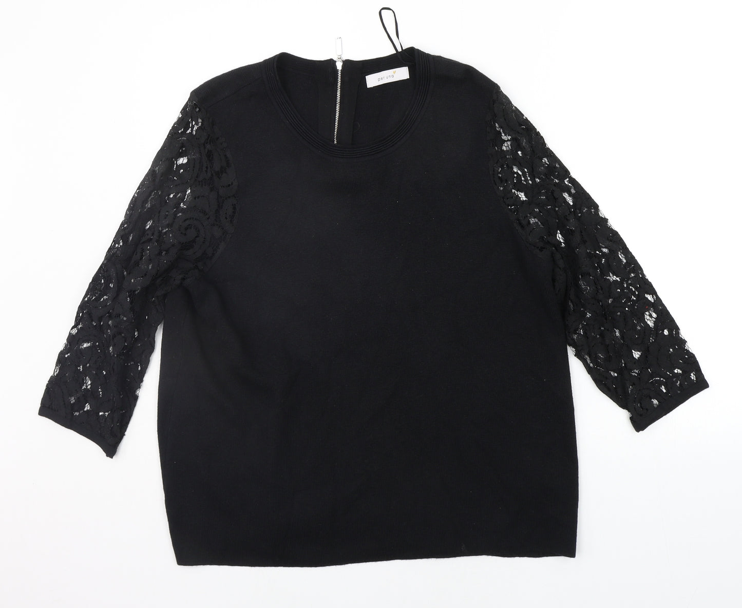 Marks and Spencer Womens Black   Pullover Jumper Size 16