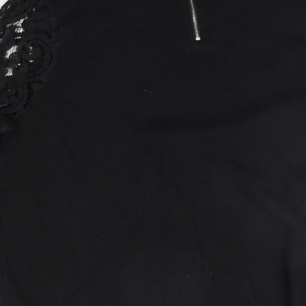 Marks and Spencer Womens Black   Pullover Jumper Size 16
