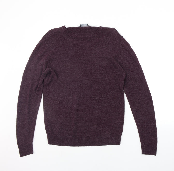 Cedar Wood State Womens Purple   Pullover Jumper Size S