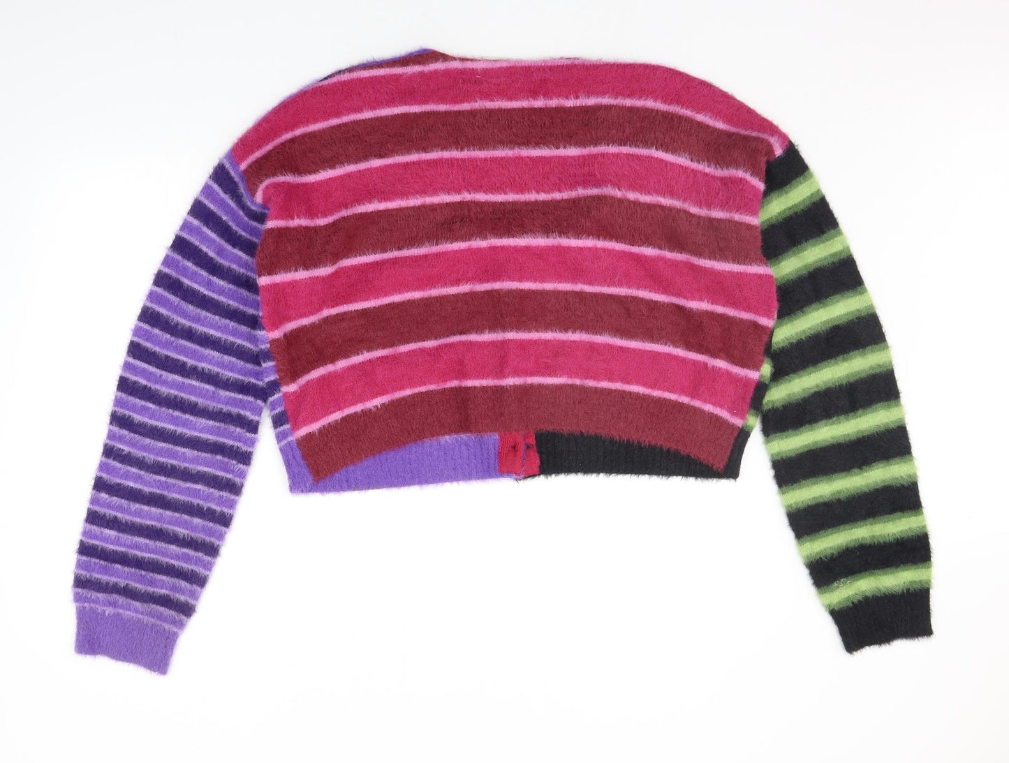 RAGGED Womens Purple   Cardigan Jumper Size S