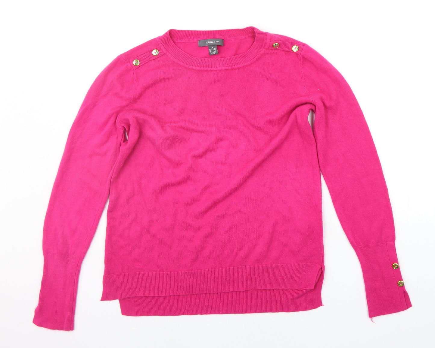 Primark Womens Pink Paisley  Pullover Jumper Size S