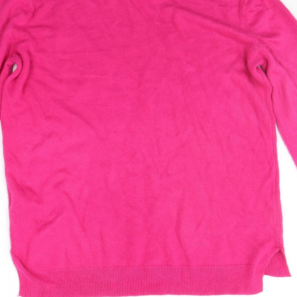 Primark Womens Pink Paisley  Pullover Jumper Size S