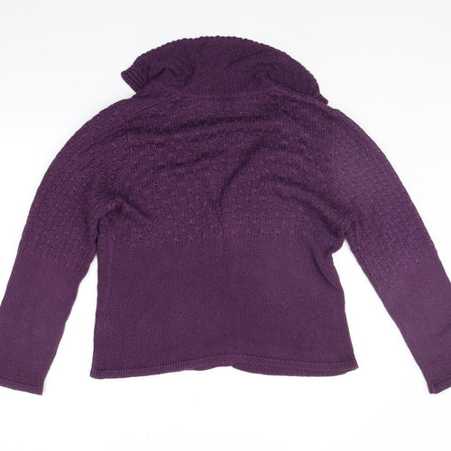 Per Una Womens Purple   Cardigan Jumper Size L