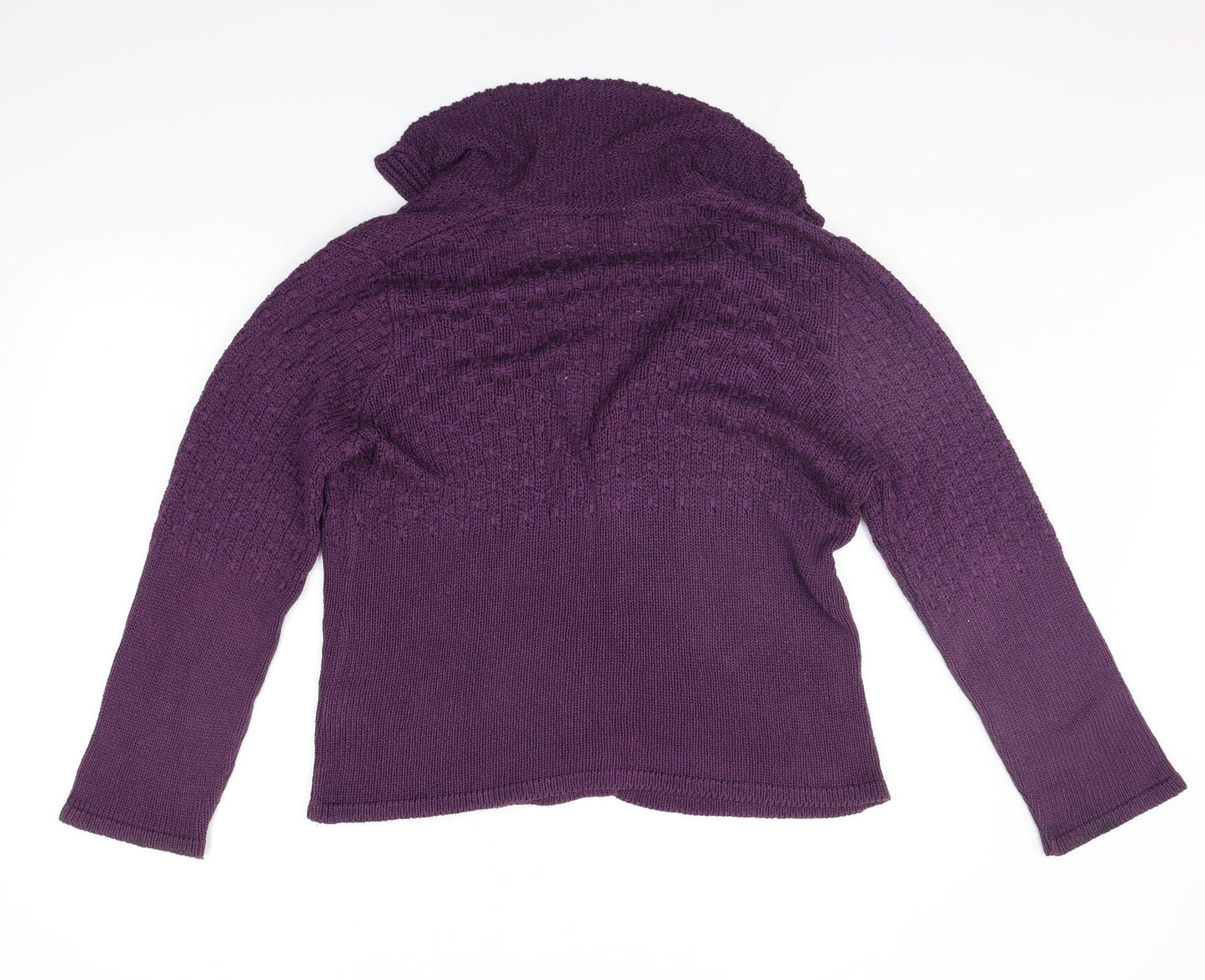Per Una Womens Purple   Cardigan Jumper Size L