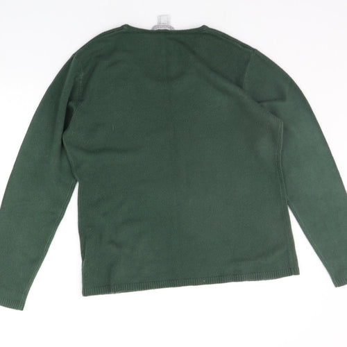 Authentic Womens Green   Pullover Jumper Size 14