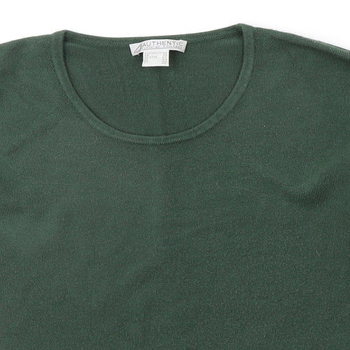 Authentic Womens Green   Pullover Jumper Size 14