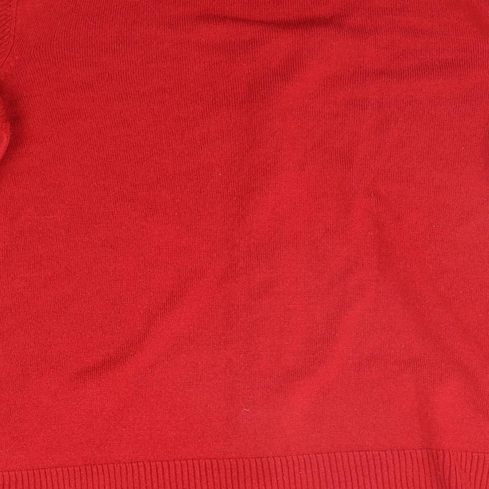 Damart Womens Red   Cardigan Jumper Size 12