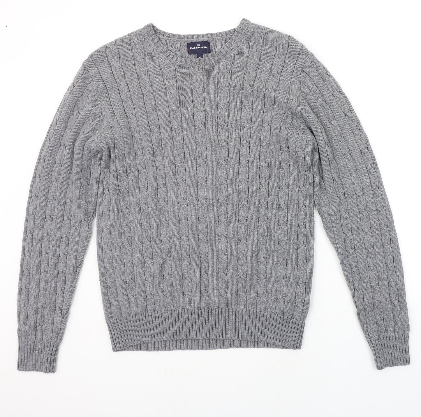 Blue Harbour Womens Grey   Pullover Jumper Size M