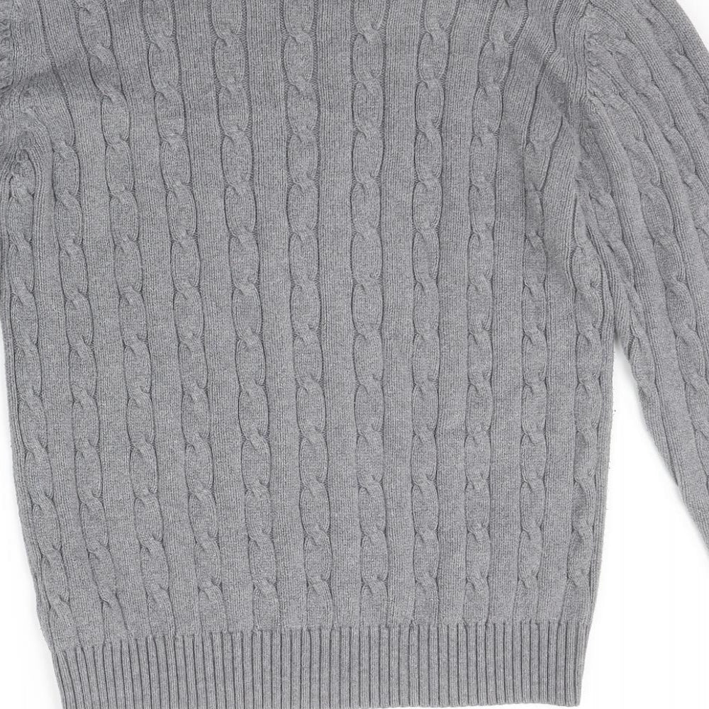 Blue Harbour Womens Grey   Pullover Jumper Size M