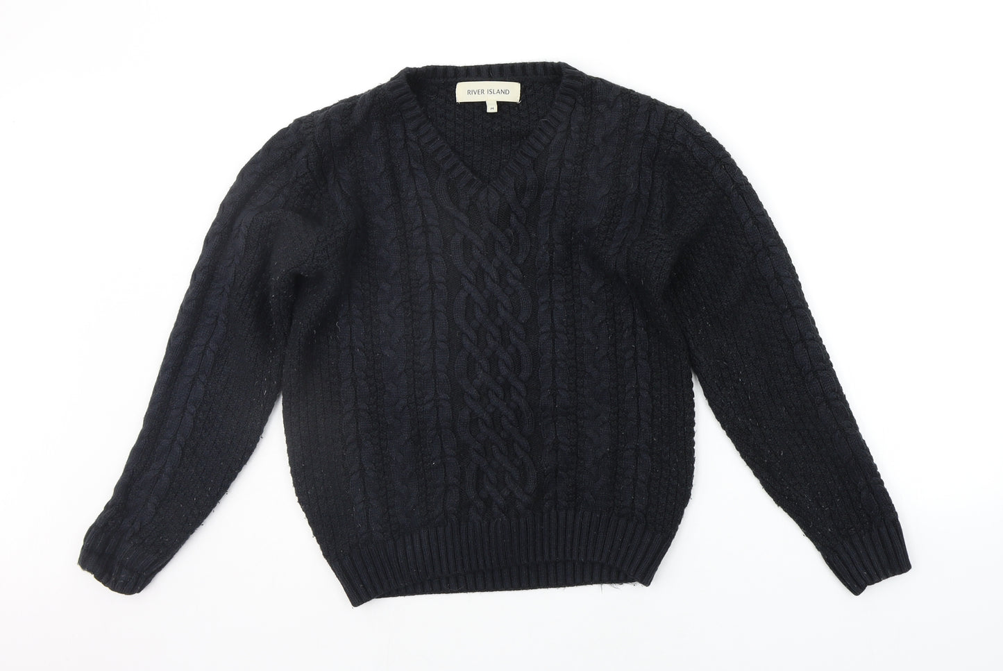 River Island Womens Black   Pullover Jumper Size M