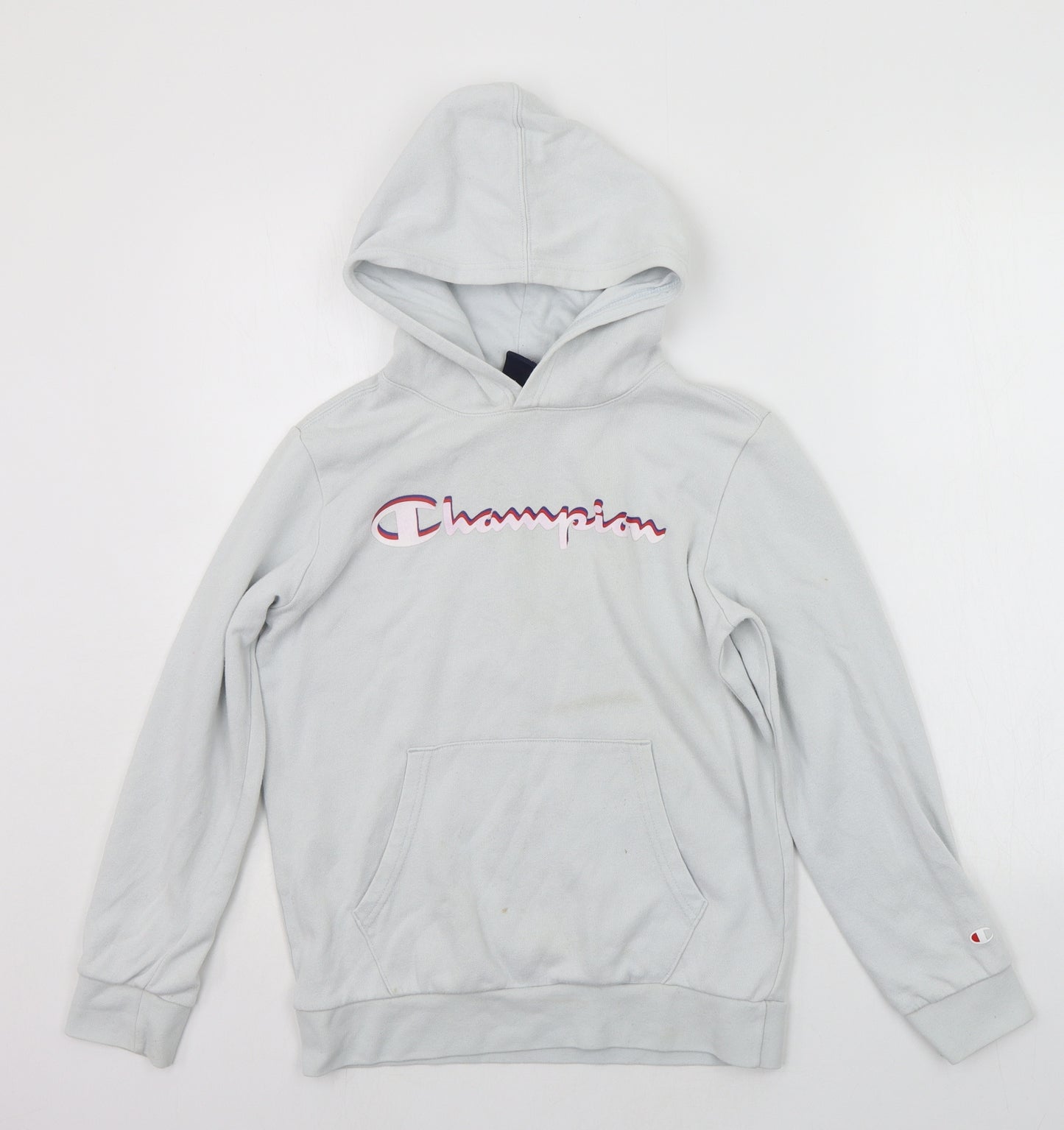 Champion Girls Grey   Pullover Hoodie Size L