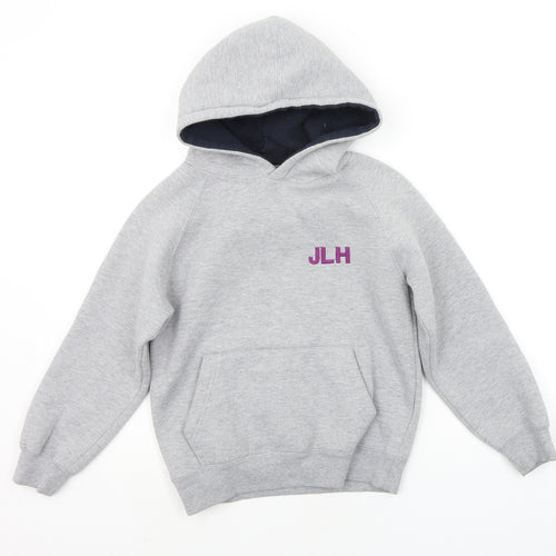 papini Girls Grey   Pullover Hoodie Size 7-8 Years