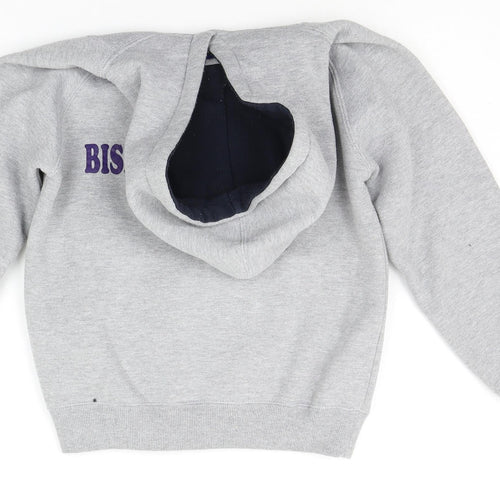 papini Girls Grey   Pullover Hoodie Size 7-8 Years