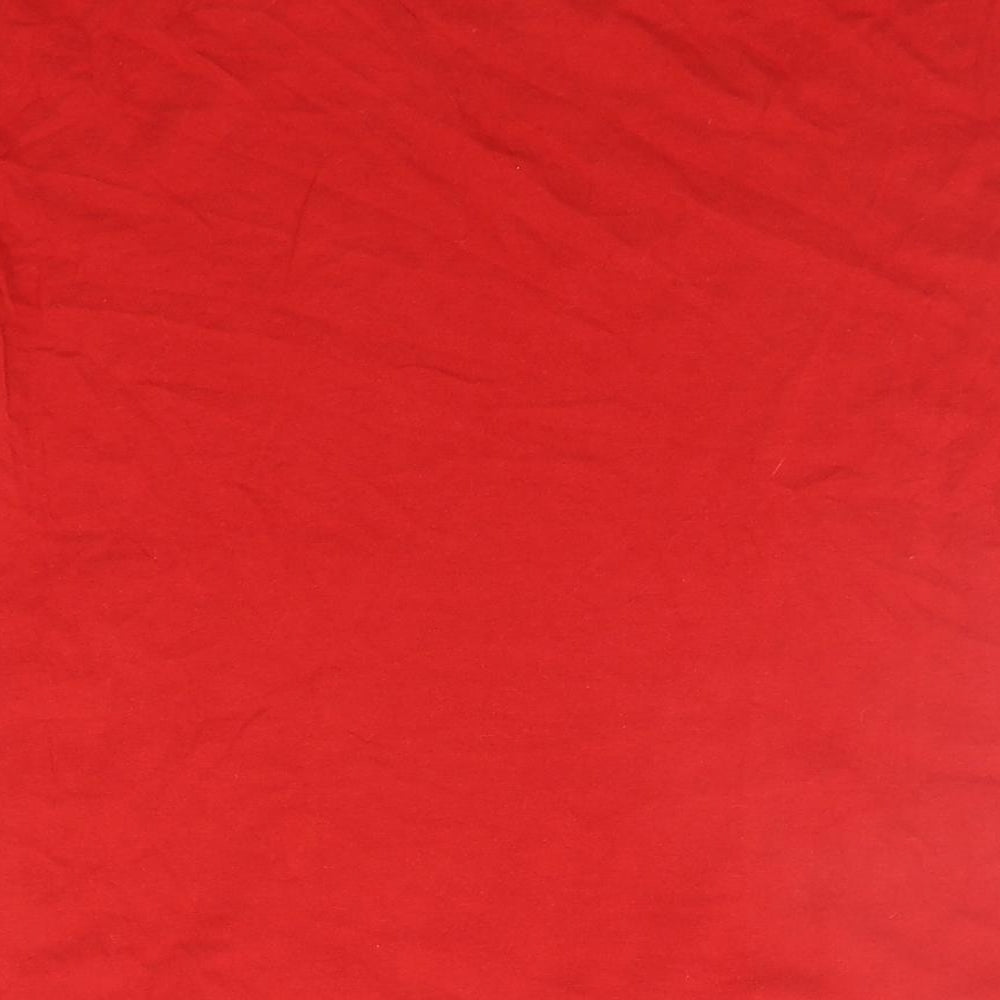 Berksha Womens Red   Basic T-Shirt Size S