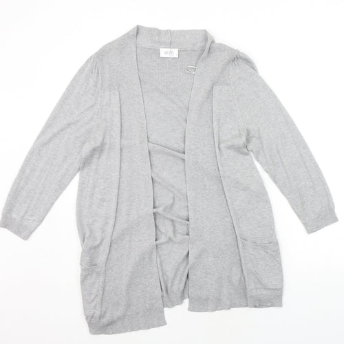 Wallis Womens Grey   Cardigan Jumper Size S
