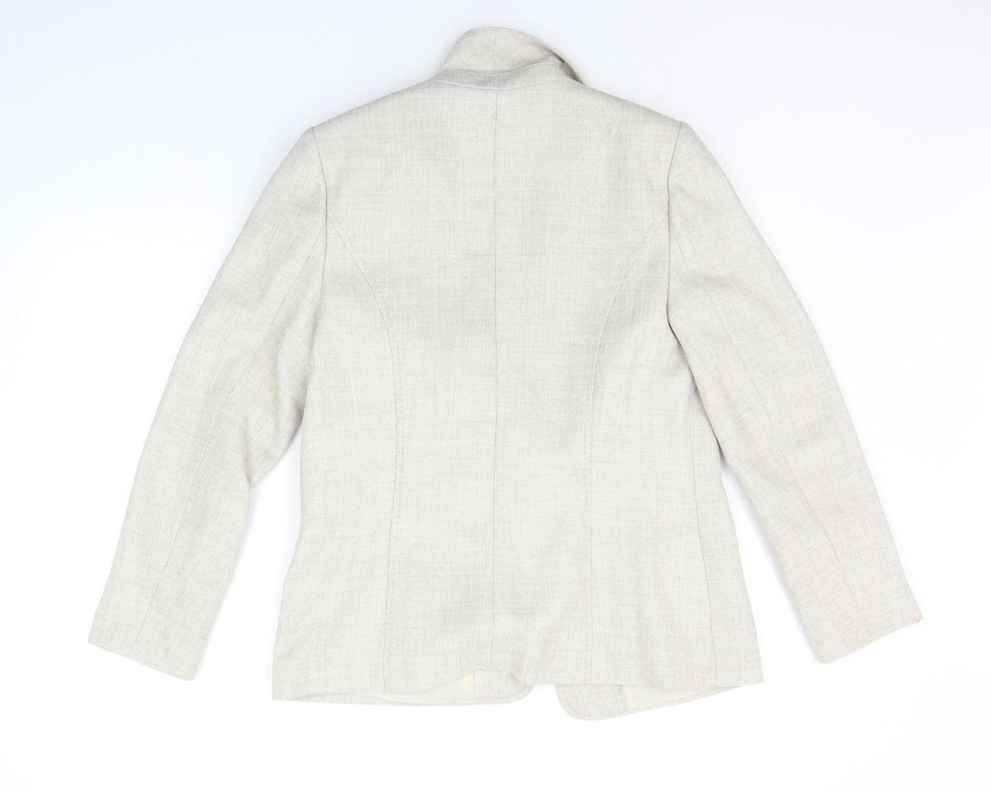 ISLE Essentials  Womens Beige   Jacket Suit Jacket Size 10