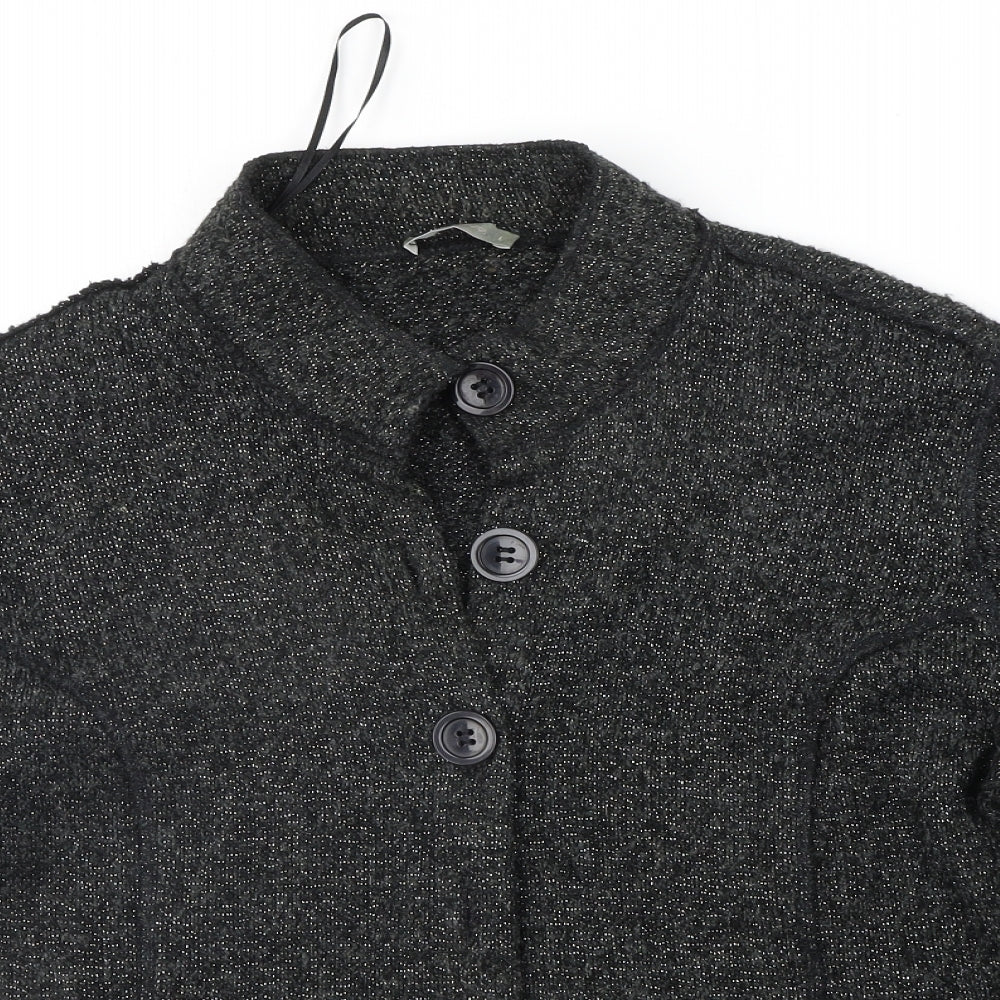 Per Una Womens Black   Cardigan Jumper Size L