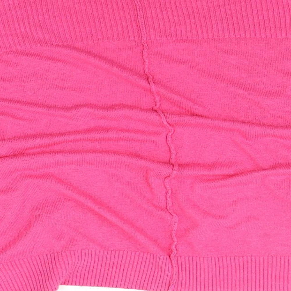 Marks and Spencer Womens Pink   Cardigan Jumper Size 18