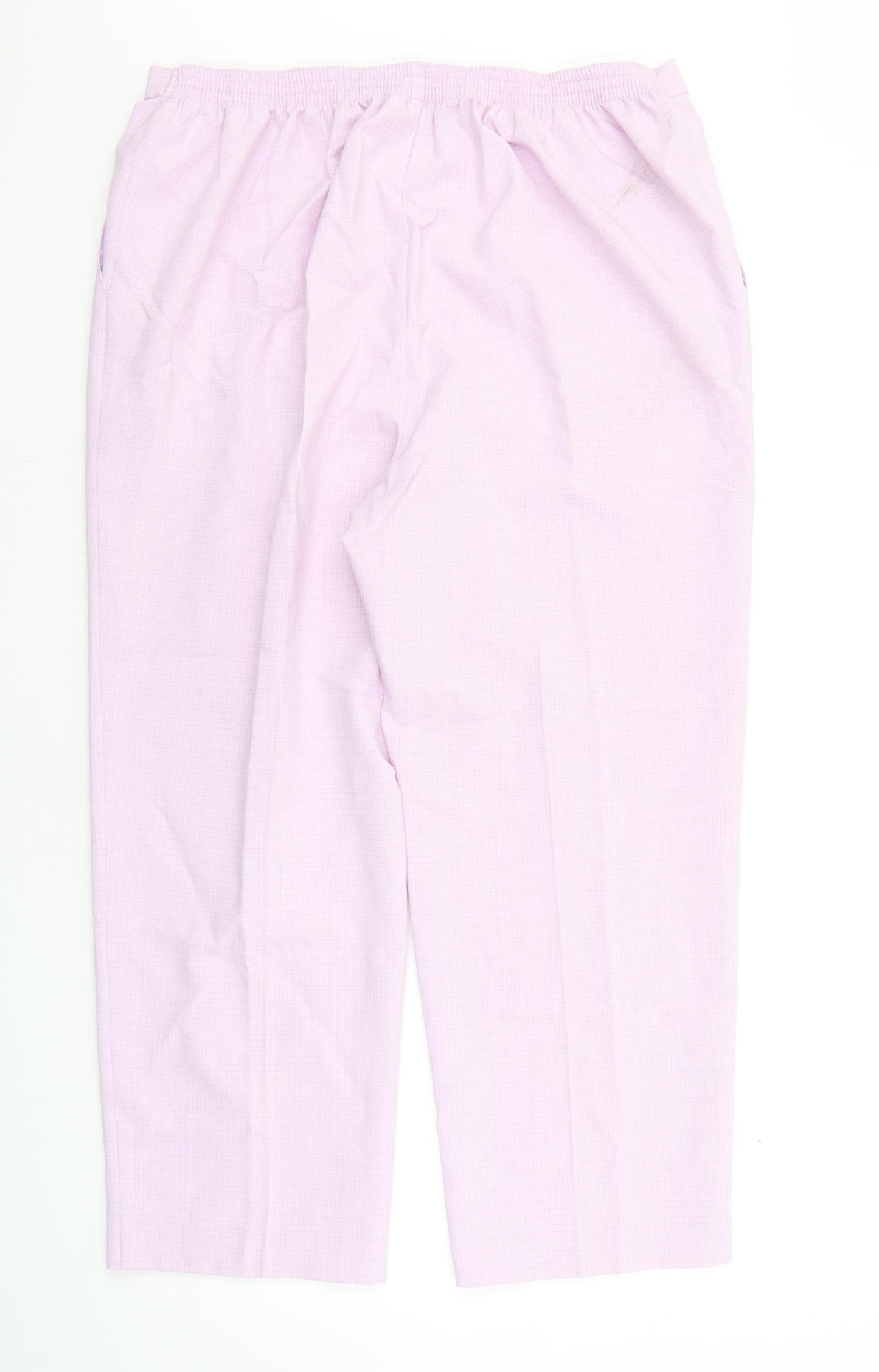 Marks and Spencer Womens Purple   Trousers  Size 20 L25 in