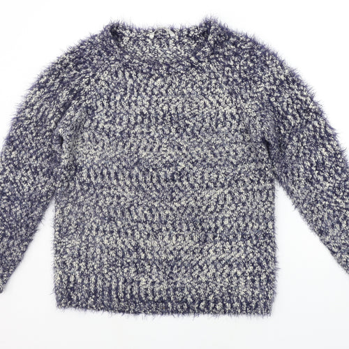PEBBLE BAY Womens Blue   Pullover Jumper Size L