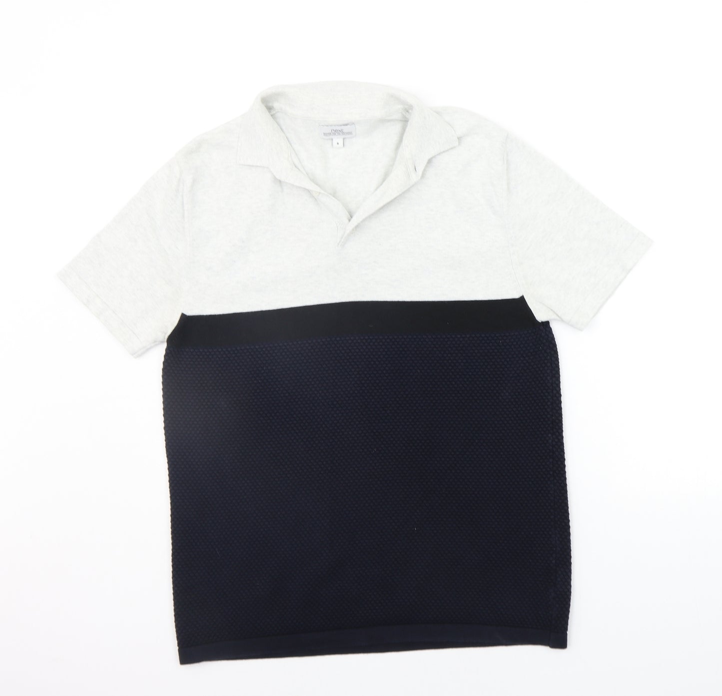 NEXT Mens Grey    Polo Size M