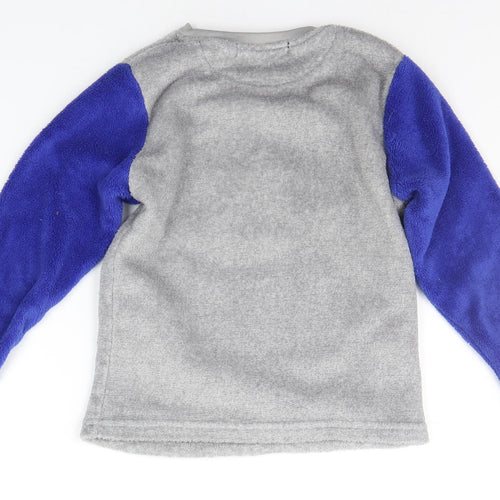 CHILL OUT Girls Grey Solid  Top Pyjama Top Size 6-7 Years