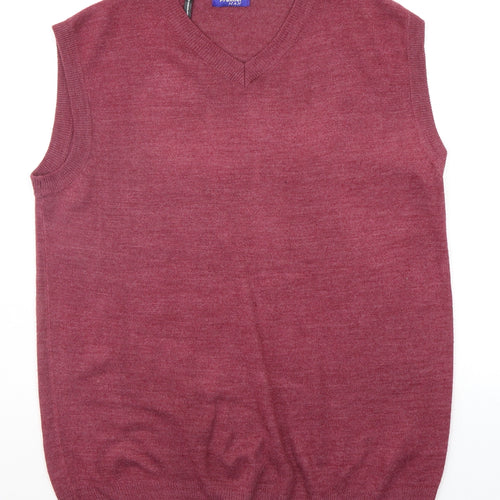 PREMIER MAN Womens Purple   Pullover Jumper Size M