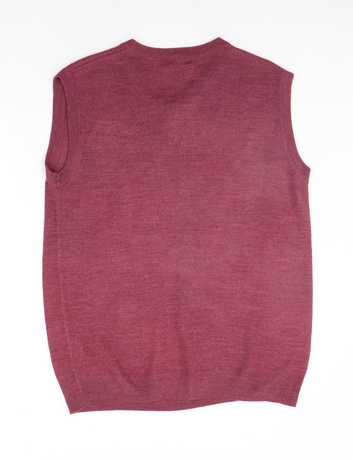 PREMIER MAN Womens Purple   Pullover Jumper Size M