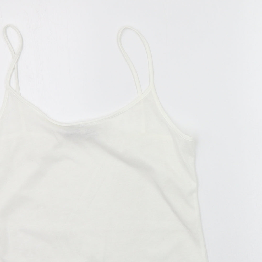 NEXT Womens White   Basic Tank Size 16