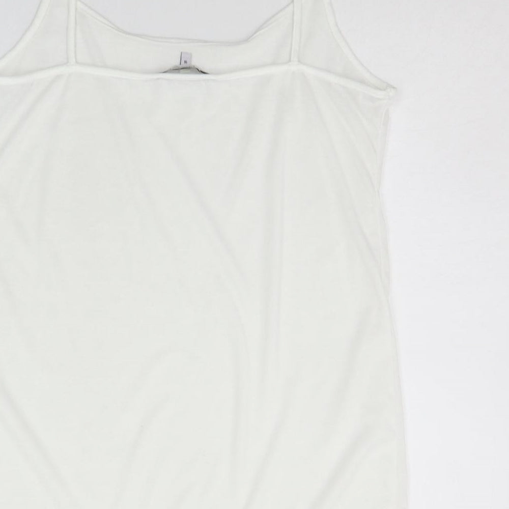 NEXT Womens White   Basic Tank Size 16