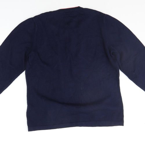 Rabe Womens Blue Striped  Pullover Jumper Size 10