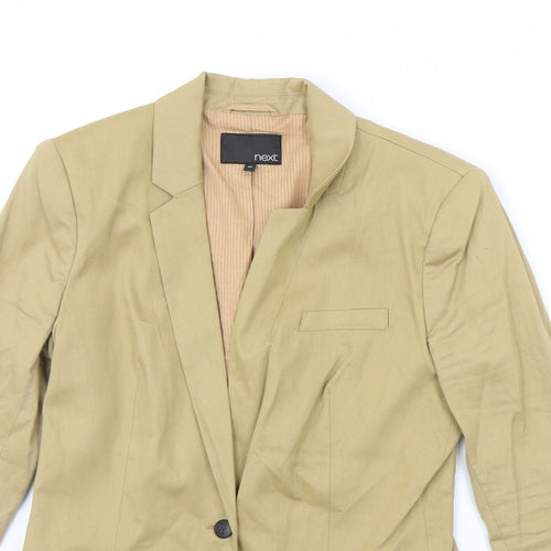 NEXT Womens Beige   Jacket Suit Jacket Size 8