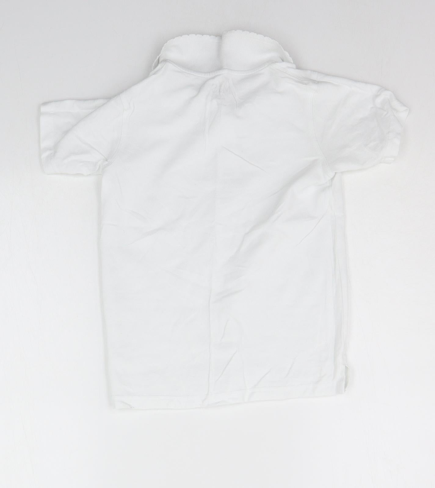 Marks and Spencer Girls Silver   Basic Polo Size 8-9 Years