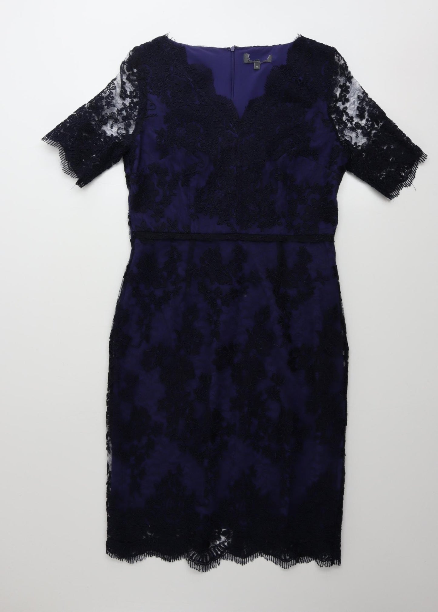 Preworn Womens Black   Bodycon  Size 12