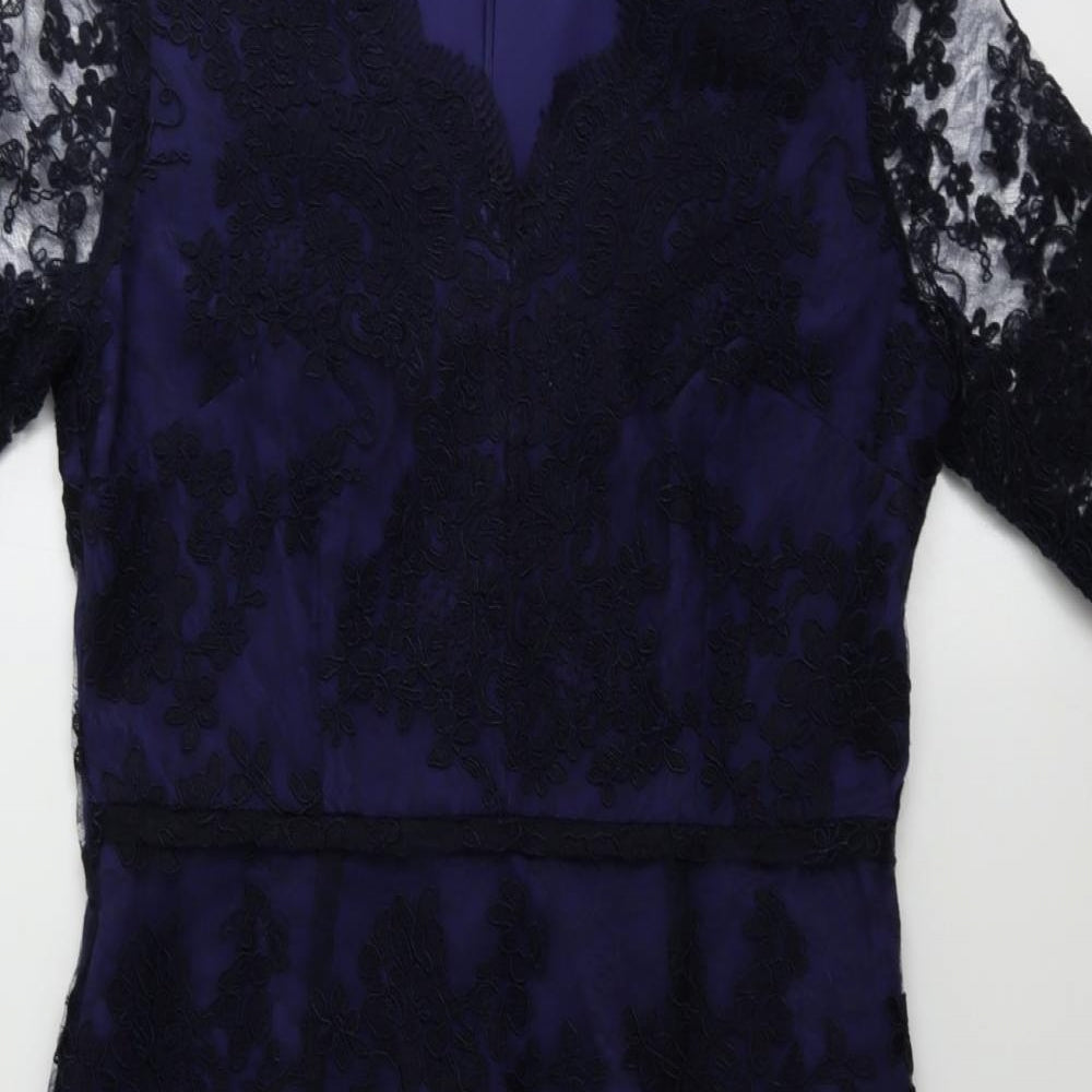 Preworn Womens Black   Bodycon  Size 12