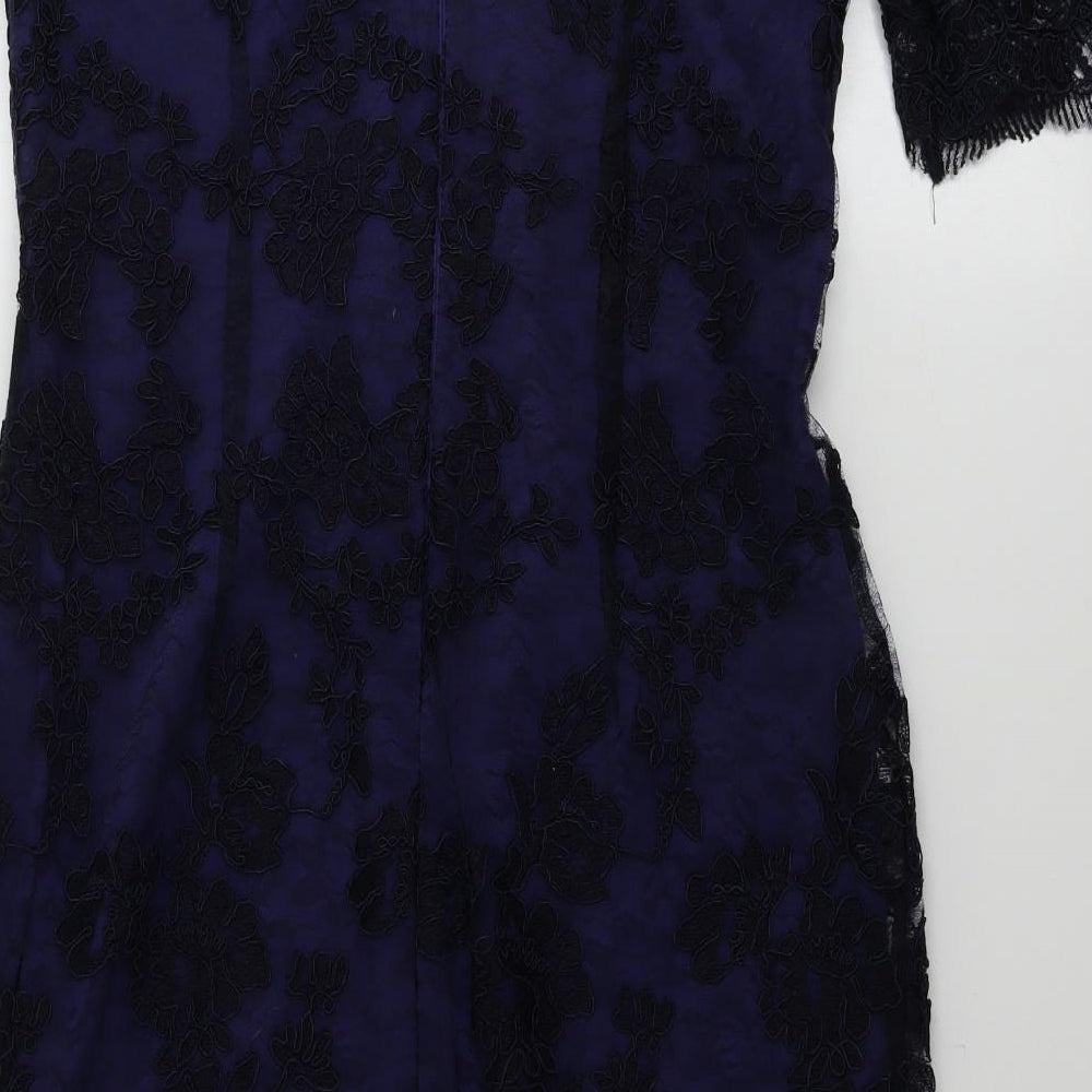Preworn Womens Black   Bodycon  Size 12
