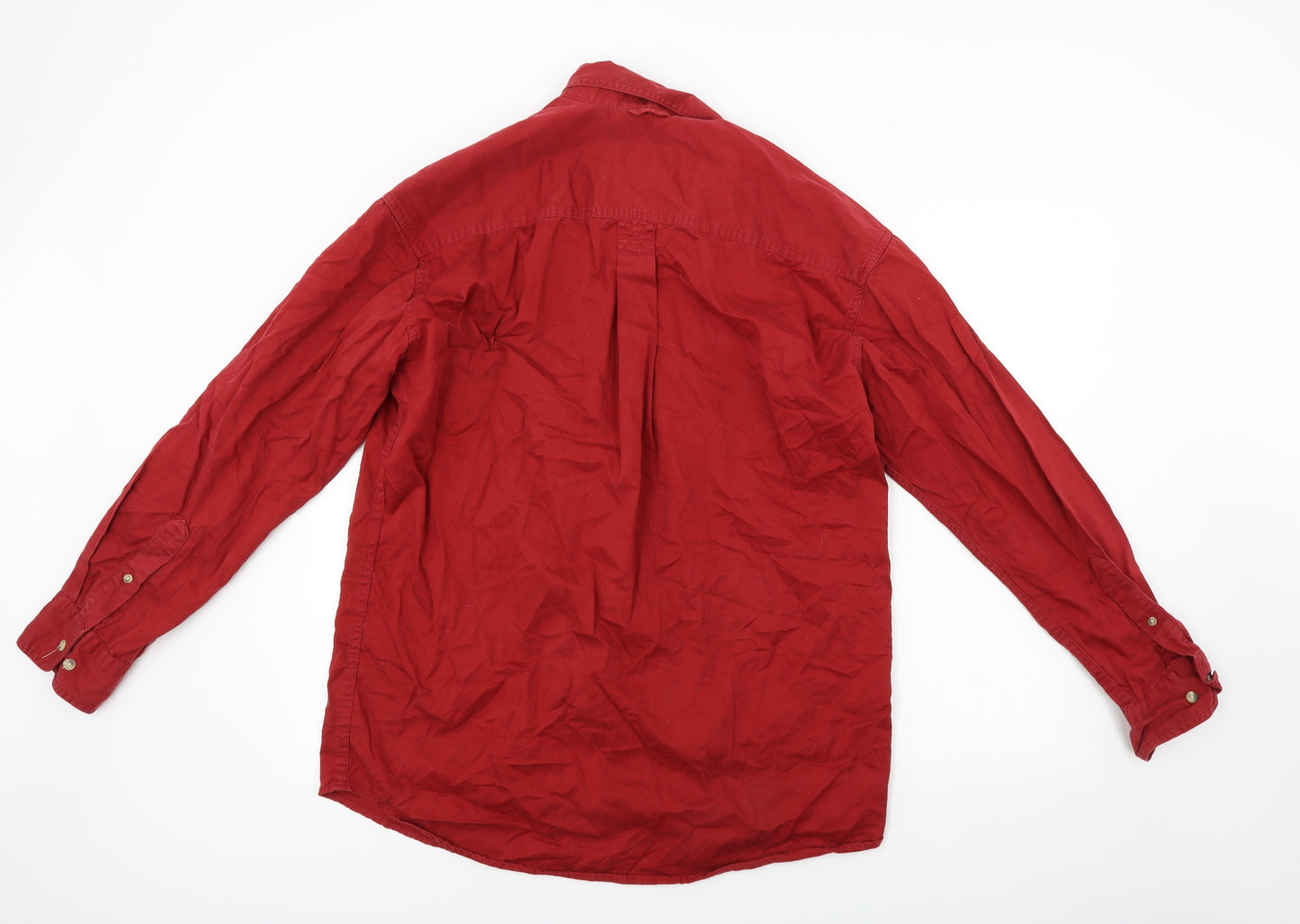 Timberland  Mens Red    Button-Up Size M