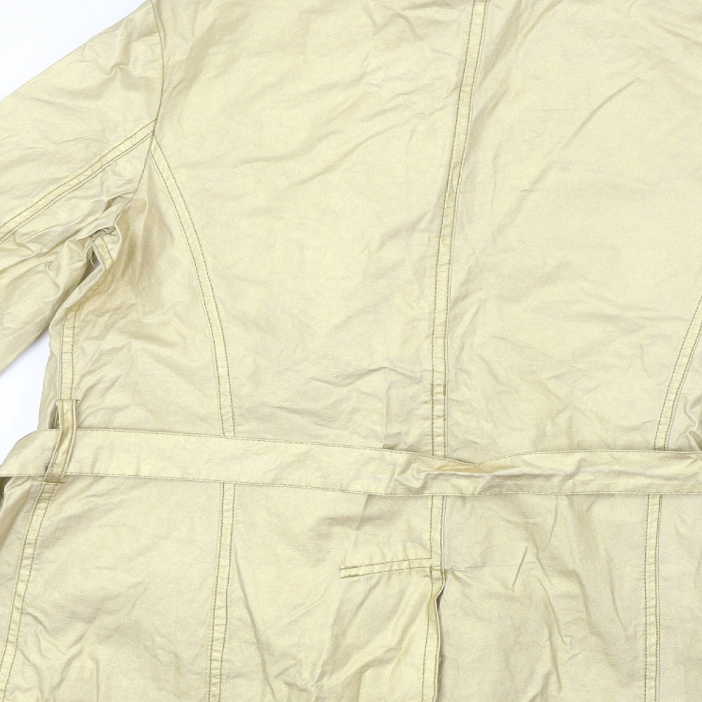 world line Womens Gold   Jacket Coat Size 12