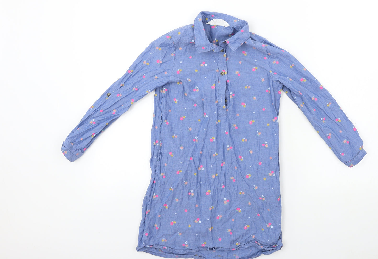 H&M Girls Blue   A-Line  Size 6-7 Years