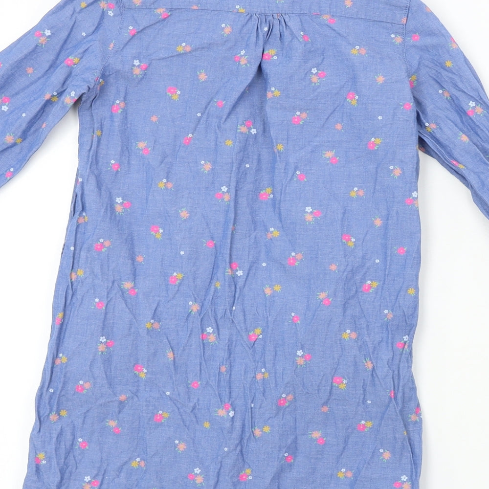 H&M Girls Blue   A-Line  Size 6-7 Years