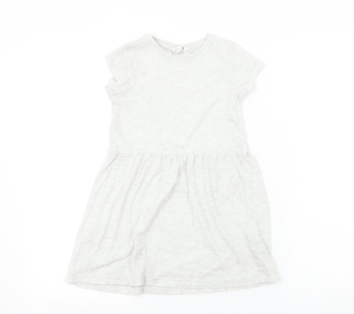 H&M  Girls Grey   A-Line  Size 6-7 Years