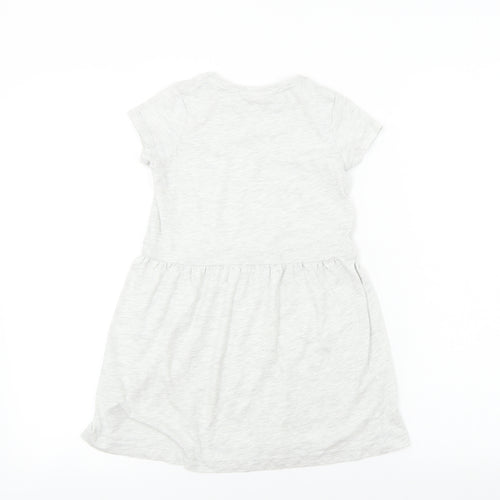 H&M  Girls Grey   A-Line  Size 6-7 Years