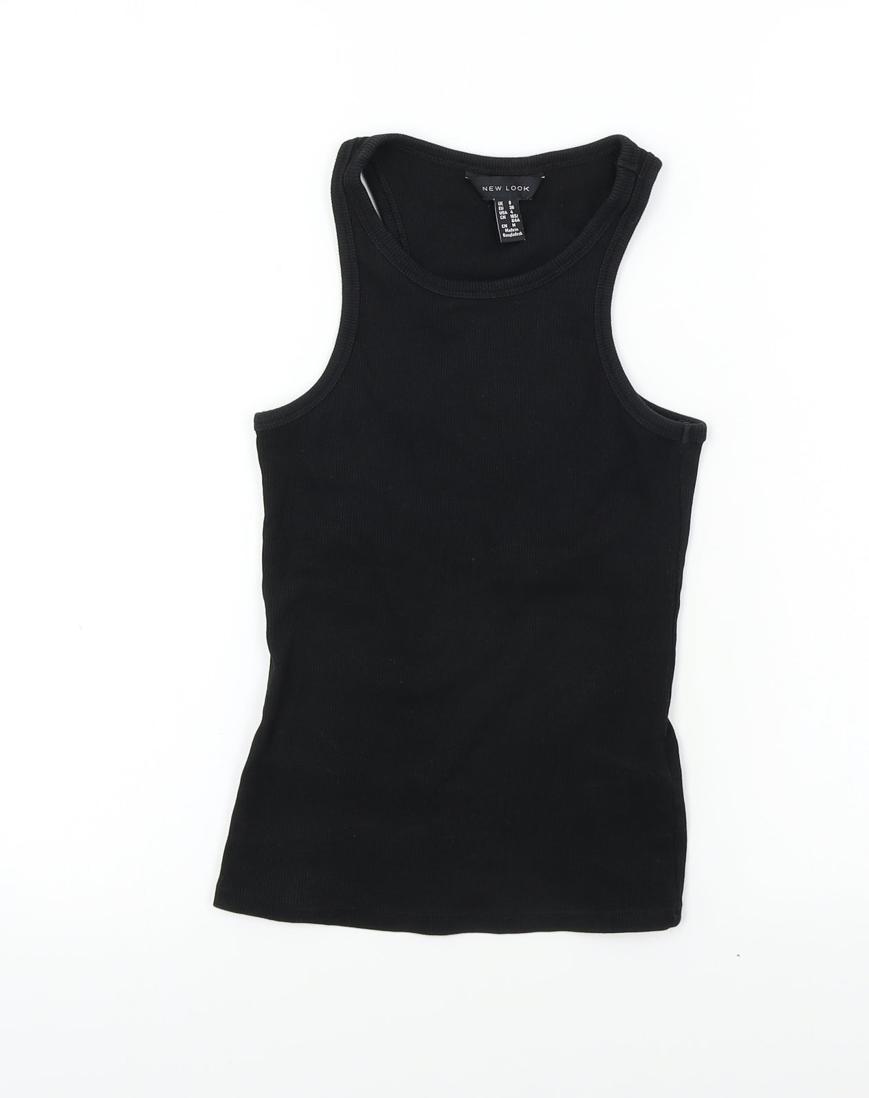 New Look  Womens Black   Basic Tank Size 8